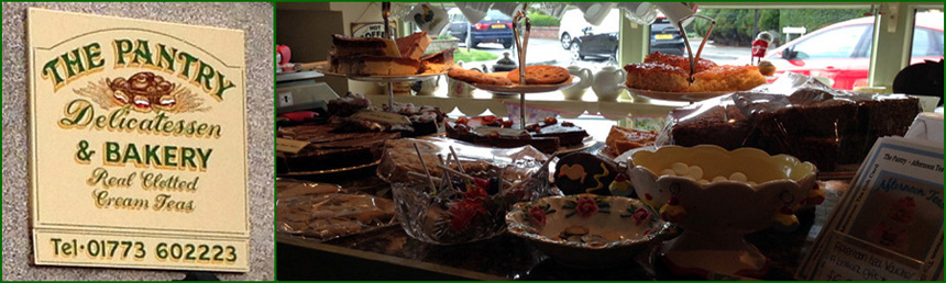 The Pantry in Swanwick, Derbyshire - Delicatessen, Tea Rooms and Restaurant